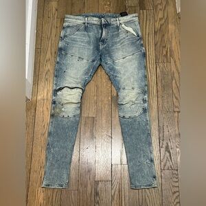 G-Star Men's Faded Blue Skinny Jeans